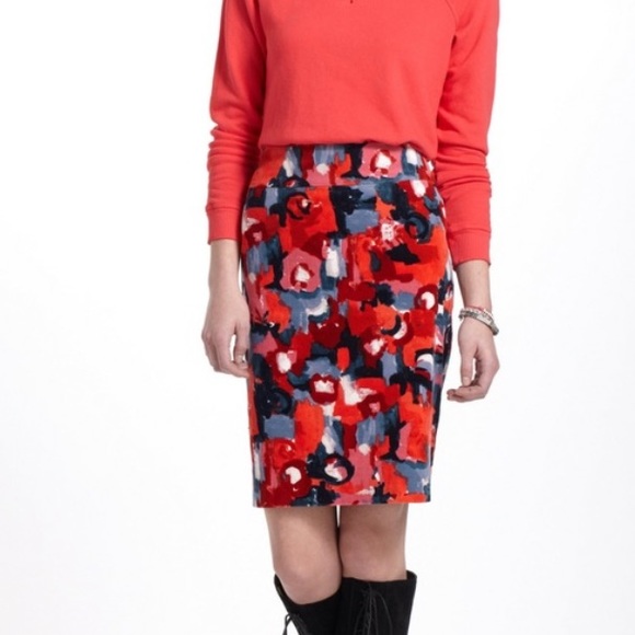 Anthropologie Dresses & Skirts - ANTHROPOLOGIE Vanessa Virginia Floral Skirt